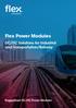 Flex Power Modules. DC/DC Solutions for Industrial and Transportation/Railway. Ruggedized DC/DC Power Modules