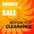SALE SUMMER CLEARANCE LAST HURRAH MOTORCYCLE NON-CURRENT
