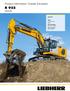 R 922. Product Information: Crawler Excavator