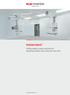 Independant. Ceiling surgery supply solutions for operating theaters and intensive care units.