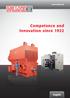Competence and Innovation since 1922