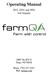 Operating Manual. 2012, 2024, and 2026 Soil Sampler th AVE N Fargo, ND Phone: (701) Web: farmqa.com
