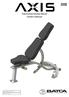 Flat/Incline/Decline Bench Owner s Manual
