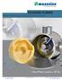 ECOSINE PUMPS. Sanitary pumps for pressures to 90 psi and bi-directional operation. Tel: Fax: Int'l: