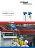 Demag DCS-Pro chain hoist Demag DCMS-Pro Manulift. With infinitely variable speed control