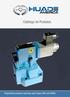 Proportional pressure reducing valve Types DRE and DREM