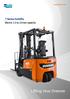 7 Series Forklifts. Electric 1.5 to 2.0 ton capacity. Lifting Your Dreams
