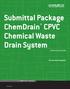 Submittal Package ChemDrain CPVC Chemical Waste Drain System