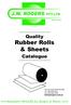 TABLE OF CONTENTS. Remember ROGERS for Rubber & Plastic page 2