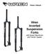 Wren Inverted Suspension Forks with Keyed Stanchions and TwinAir System