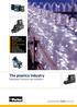 The plastics industry. Dedicated Products and Solutions