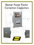 Beaver Power Factor Correction Capacitors