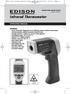 EDI K_Instructions.qxd 28/07/ :34 Page 1 ORDER CODE: EDI K MODEL IRT537. Infrared Thermometer OPERATING MANUAL CLASS 2 LASER