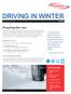 DRIVING IN WINTER. Preparing the cars. Easirent FAQ s. Got anything to add? In This Guide