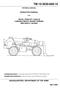 TECHNICAL MANUAL OPERATOR S MANUAL FOR TRUCK, FORKLIFT; 6,000 LB VARIABLE REACH, ROUGH TERRAIN NSN