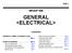 GENERAL <ELECTRICAL>