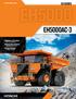 EH5000 EH5000AC-3 EH SERIES NOMINAL PAYLOAD: OPERATING WEIGHT: RATED POWER: AC-DRIVE MINING TRUCKS. 296 tonnes (326 tons) kg (1,102,311 lb.