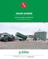 GRAIN AUGERS. Quality, strength and efficiency. augers and transportation for your crops