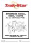 OPERATOR S MANUAL MODEL 10927TS