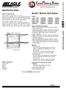 Specification Sheet. Catalog Specification Sheet No. EG02.00A Walstor Modular Wall System