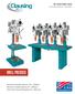 DRILL PRESSES. Mechanical Variable Speeds rpm Electronic Variable Speeds rpm CNC Power Feed EVS Speeds rpm