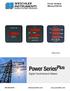 Power System Measurements. Made in U.S.A. Power Series Plus. Digital Switchboard Meters.