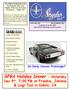 SFBA Holiday Dinner - Saturday. Dec 9 th, 7:00 PM at Frankie, Johnnie & Luigi Too! in Dublin, CA. An Early Corvair Prototype? WEB