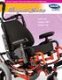 Invacare Compass Series Custom Manual Positioning Wheelchairs. Solara 2G Compass SPT Compass XE