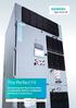 The Perfect Fit. Introducing the Next Generation of SINAMICS PERFECT HARMONY GH180 Air-Cooled Drive. usa.siemens.