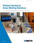Radiant Heating & Snow Melting Solutions