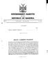 GOVERNMENT GAZETTE OF THE REPUBLIC OF NAMIBIA CONTENTS: ROAD CARRIER PERMITS... ROAD CARRIER PERMITS
