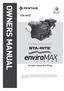 OWNERS MANUAL. enviromax. Variable Speed Pool Pump. For the Installation, Operation and Service of the