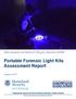 Portable Forensic Light Kits Assessment Report
