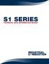 S1 SERIES TECHNICAL DATA INFORMATION PACKET