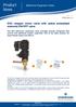 EX3: stepper motor valve with safety embedded solenoid ON/OFF valve