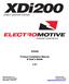 XDI200. Product Installation Manual & User s Guide V 01