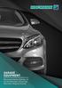 GARAGE EQUIPMENT. Recommended by Daimler AG for the Mercedes, Smart and Mercedes-Maybach brands