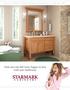 BATH FURNITURE FROM STARMARK CABINETRY. Now you can fall crazy-happy-in love with your bathroom.