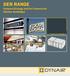 DEN RANGE Compact Ecology Unit for Commercial Kitchen Ventilation. Technical introduction