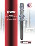 PWV API 610 Vertical Turbine Pump VS6 (Can Type) VS1 (Sump Type)
