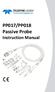 PP017/PP018 Passive Probe Instruction Manual