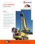 Grove GMK5275. Product Guide. Custom Service Crane, Inc. Features. 220 t (275 Ust) capacity