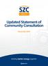 Updated Statement of Community Consultation