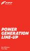 POWER GENERATION LINE-UP
