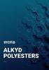 ALKYD POLYESTERS 1 // NATUREWORKS PERFORMANCE CHEMICALS