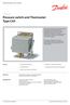 Pressure switch and Thermostat Type CAS