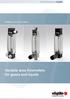 V-100 product information. Variable area flowmeters for gases and liquids