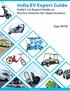 India EV Expert Guide This is a sample report. To order a full report, contact us: