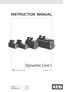 INSTRUCTION MANUAL. Dynamic Line I. GB Servo motors Size A1 F3 00SM0EB-K014