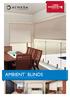 INSTALL GUIDE AMBIENT BLINDS WINDSOR WIRE GUIDED SEMI RESTRAINED